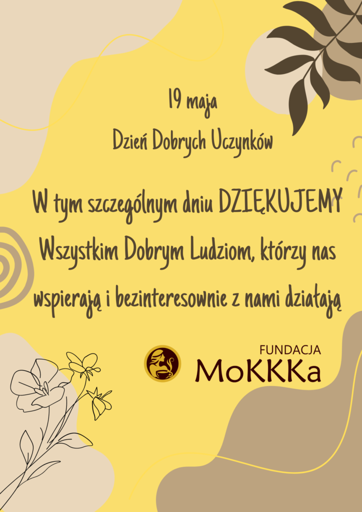 plakat podziękowania