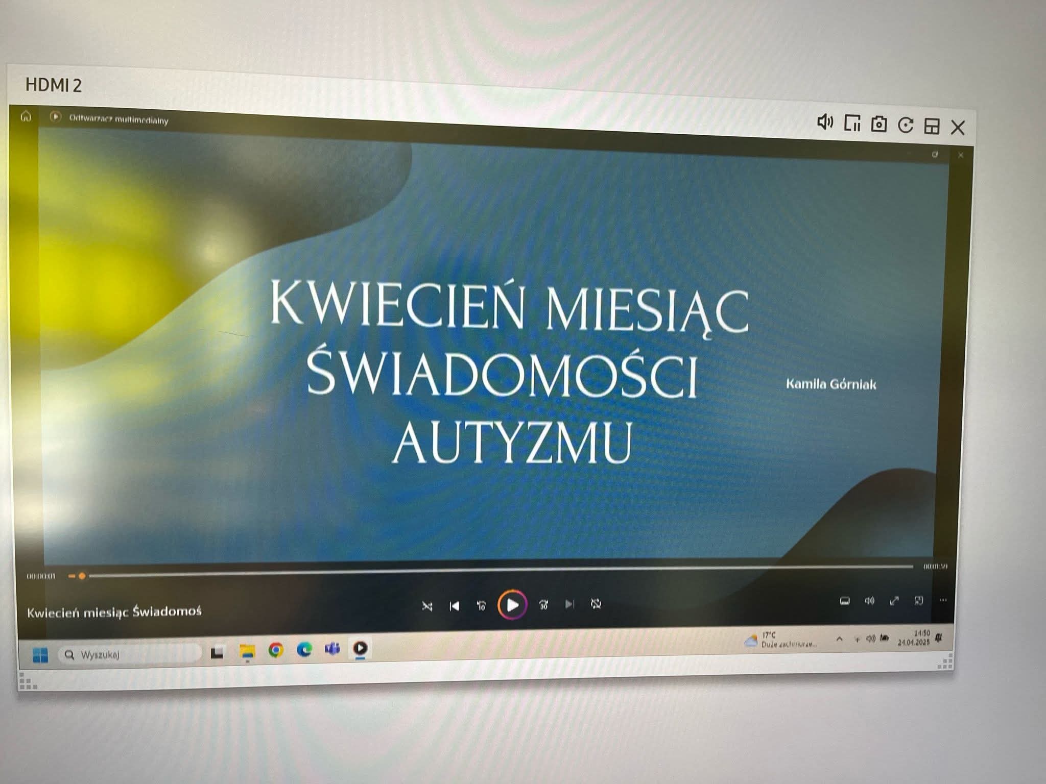 24.04.2025 r. Kwiecień – Miesiąc Świadomości Autyzmu